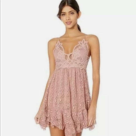 CLOSET CLEAROUT ✨ Free People Adella Dress Ballet Lace XS - Picture 3 of 6